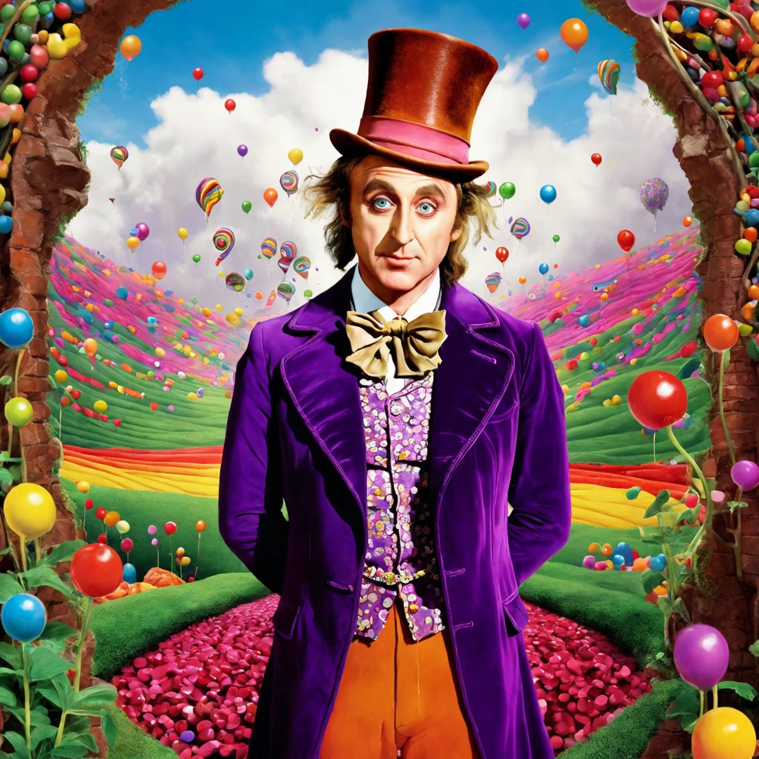 arte surrealismo Willy Wonka