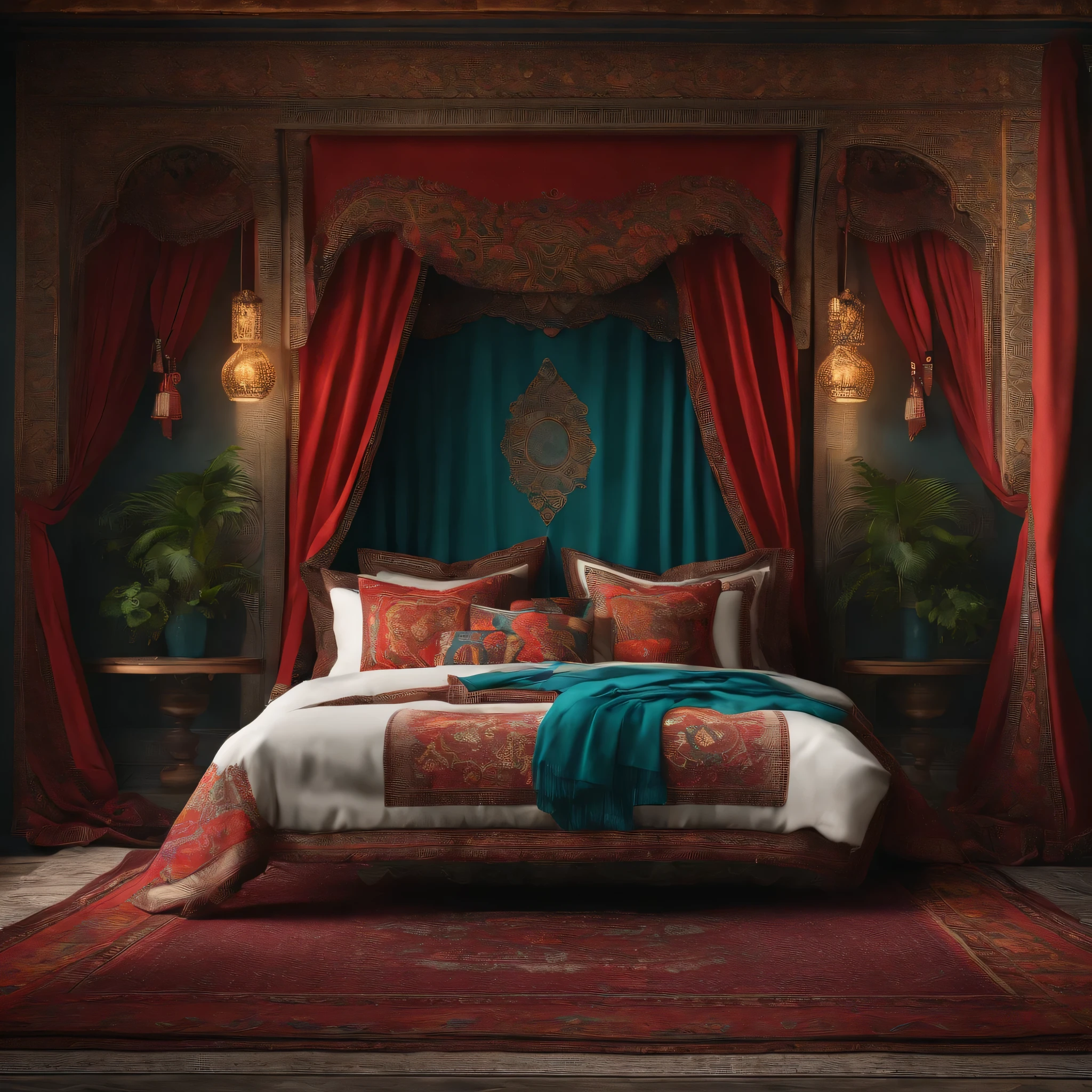 Generate an avatar with bed linen, robes and other textiles and the inscription tolkun tekstil