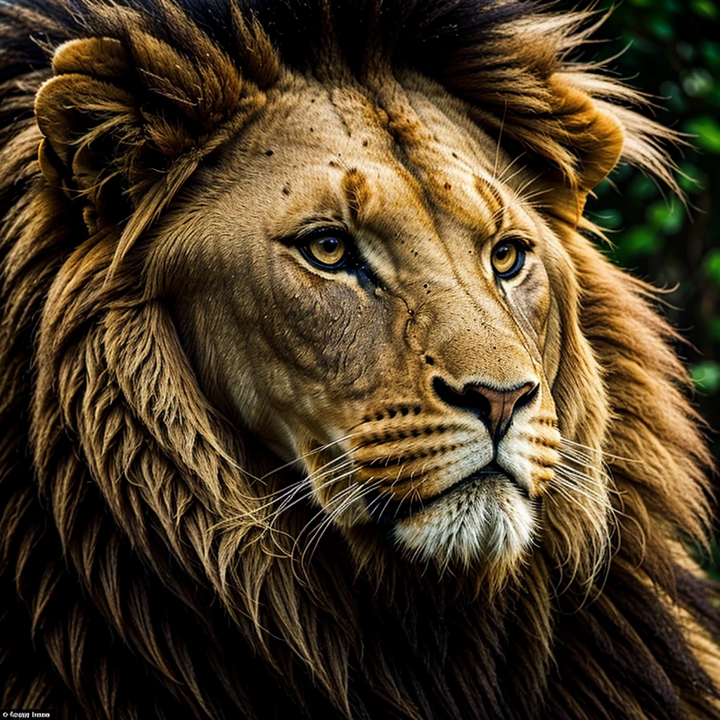 animal, majestic lion, roaring, ultra high definition, cinematic, dramatic, close up photo, domineering, arrogant, kingly