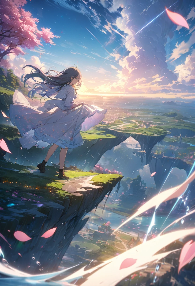 best quality,4k,8k,highres,masterpiece:1.2,ultra-detailed,(ultra-fine painting:1.1),(sharp focus:1.1),,(extreme detail description:1.1),(professional:1.1),vivid colors,bokeh,portraits,landscape,anime,weathering with you,fantasy world,magical atmosphere,ethereal lighting,soft pastel colors,enchanting scenery,floating islands,sunlight streaming through clouds,shimmering water surface,wind-blown hair,detailed clouds and sky,expressive eyes,glowing stars in the background,sakura blossoms in the air,falling petals,beautiful raindrops,misty rain-filled air,dynamic perspective,serene emotions,Tranquil Mood Images of girls playing games at a bar