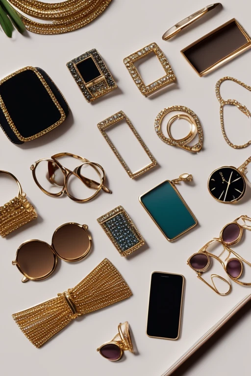 Jewels, minimal, wonderful, colorful, mixed, all the screen full