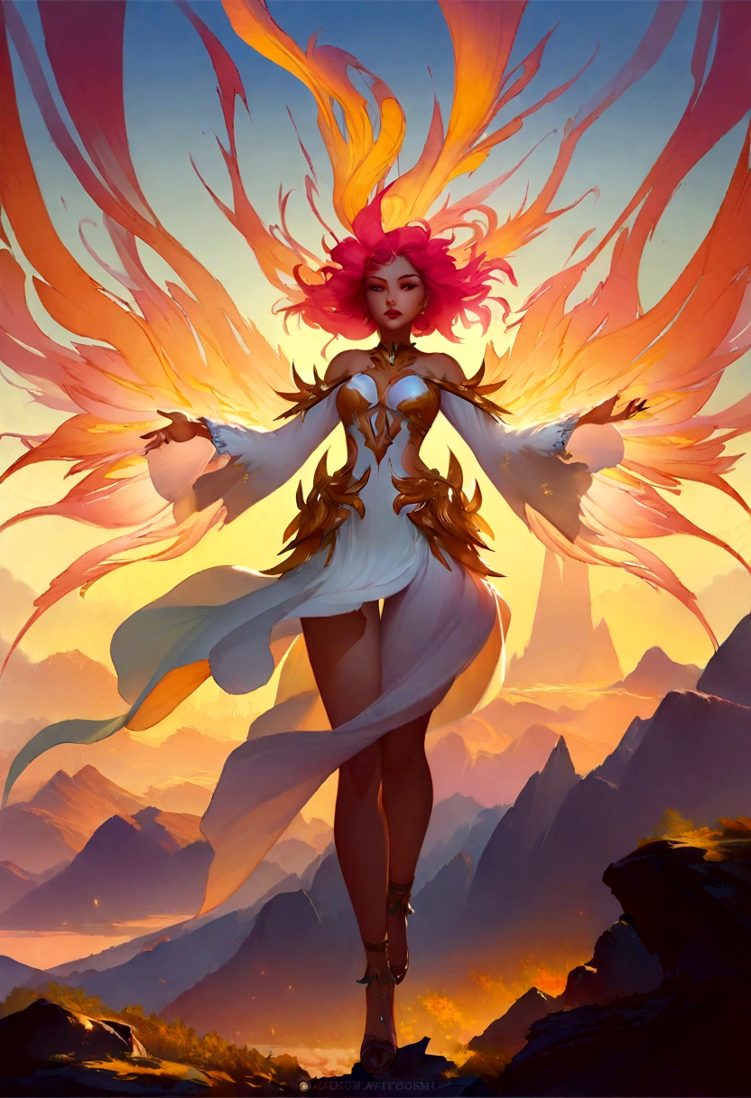 (Dramatic Digital Artwork:1.3) of,(Energetic:1.3) pstyle-sylvamagic, fashion girl,CGSociety,ArtStation