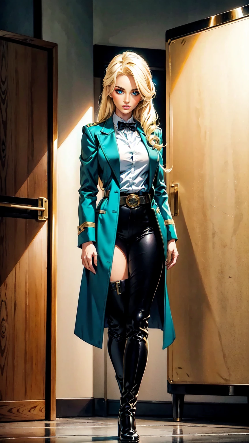 (masterpiece), best quality, expressive eyes, perfect face, gwyneth paltrow, hogwarts outfit,hogwarts short skirt, curvy, stockings, cleavage, full body photo, open shirt, flirty expression, exposed breasts