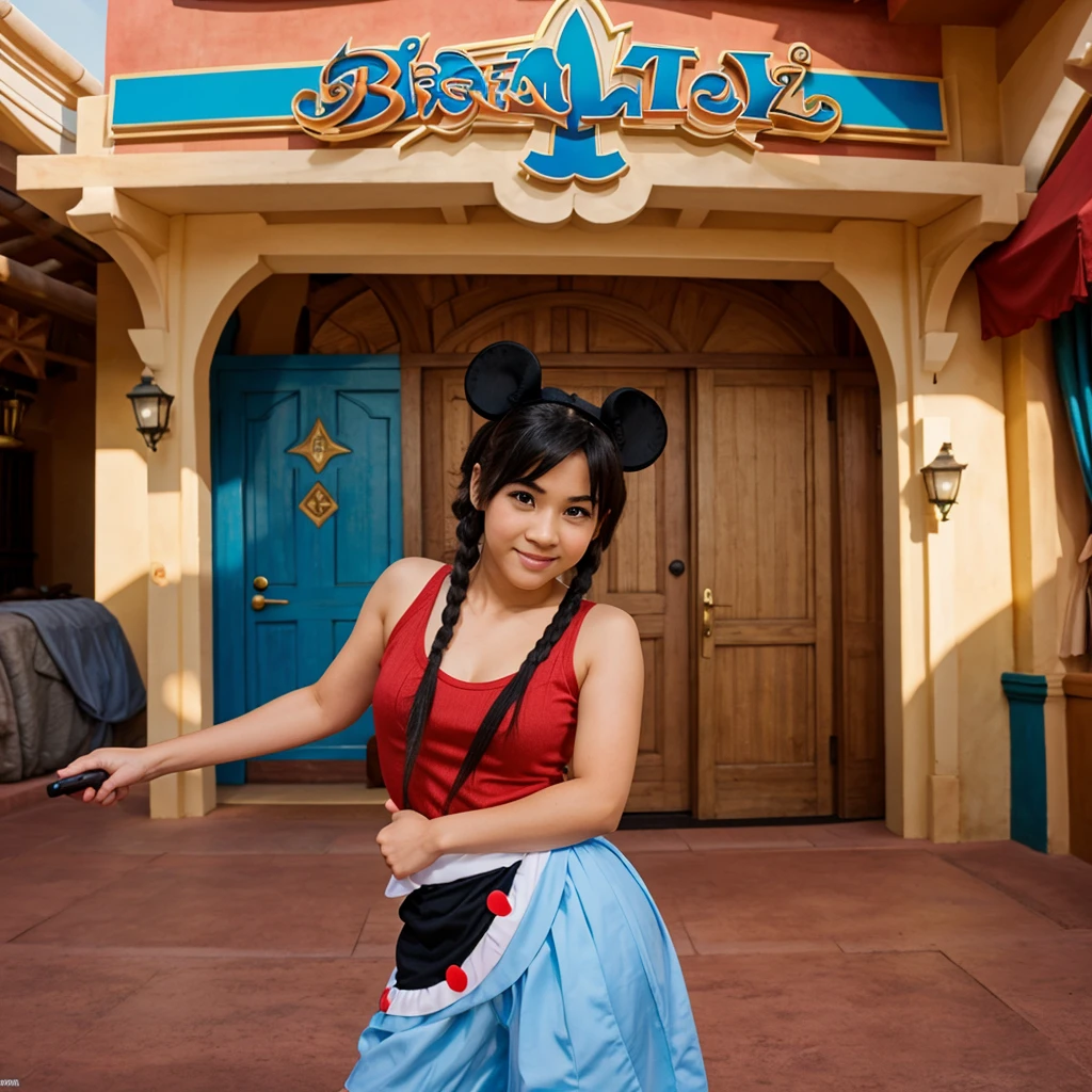 buatkan foto Disney 2D