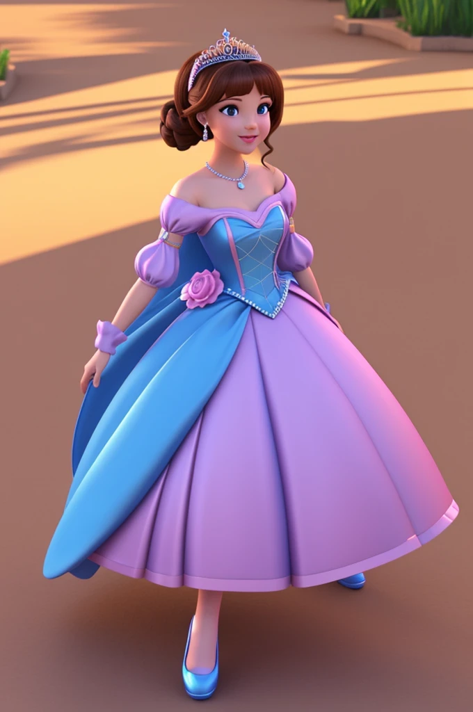 Princess friend 3d animation
