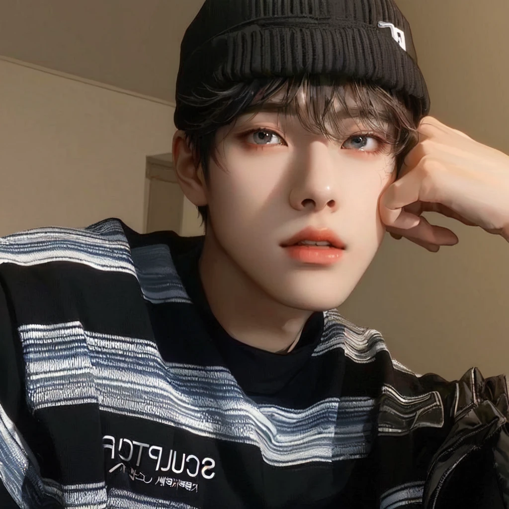 sharp boy with black hat and black shirt, Kim Doyoung, Jinyoung Shin, male Ulzzang, Jung Jaehyun, adorable and pale korean face, Tae June Kim, Hong junho hyung, profile picture with headshot, homem sul-coreano, hyung tae, Jungkook, young lovely korean face, Seseon Yoon, Ulzzang, rosto perfeito e menino, Korean face, kpop boy, Korean male face