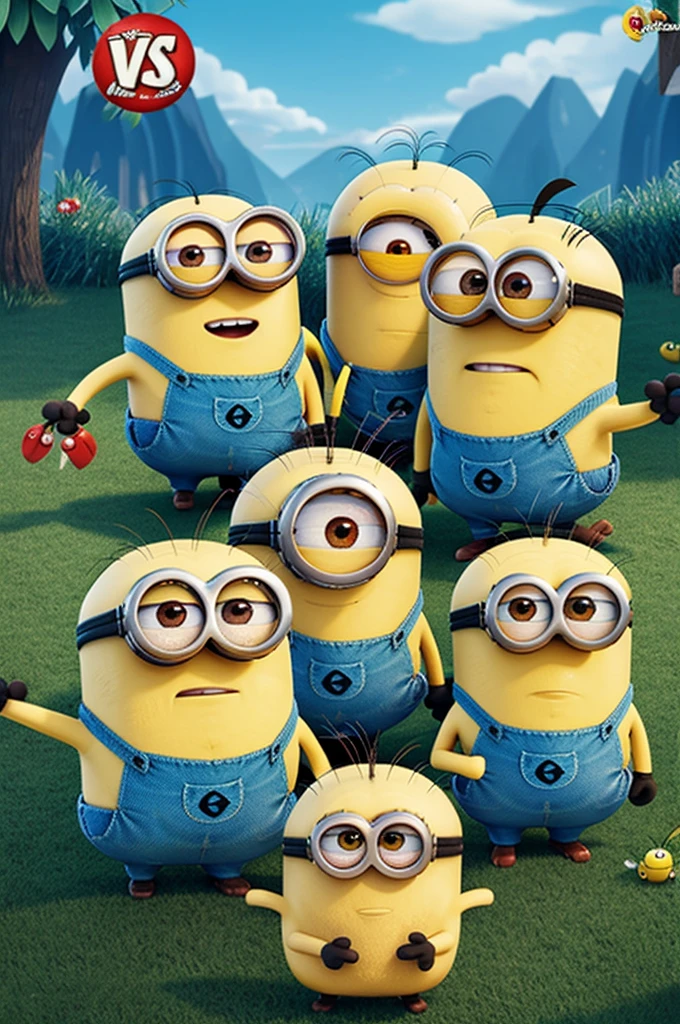 Minions vs angry birds mundial 2014