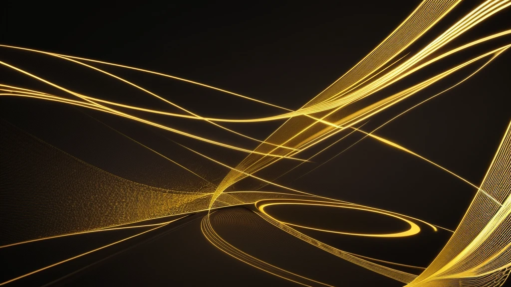 Create a gorgeous PC wallpaper image with black and gold lines!!