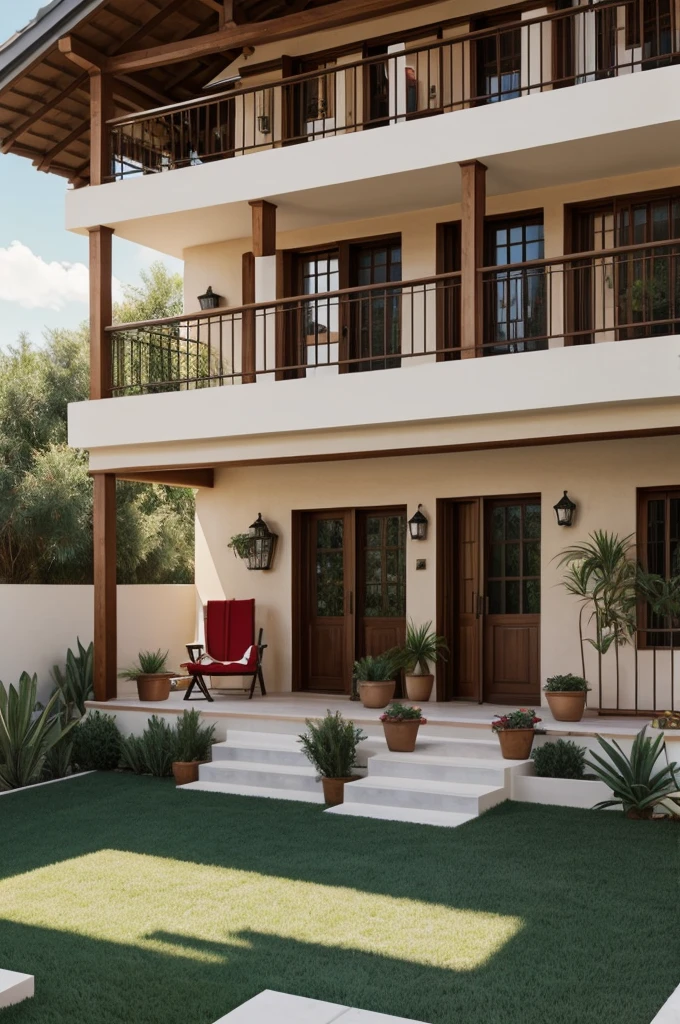 Mi casa con banderas de la casa targearyn