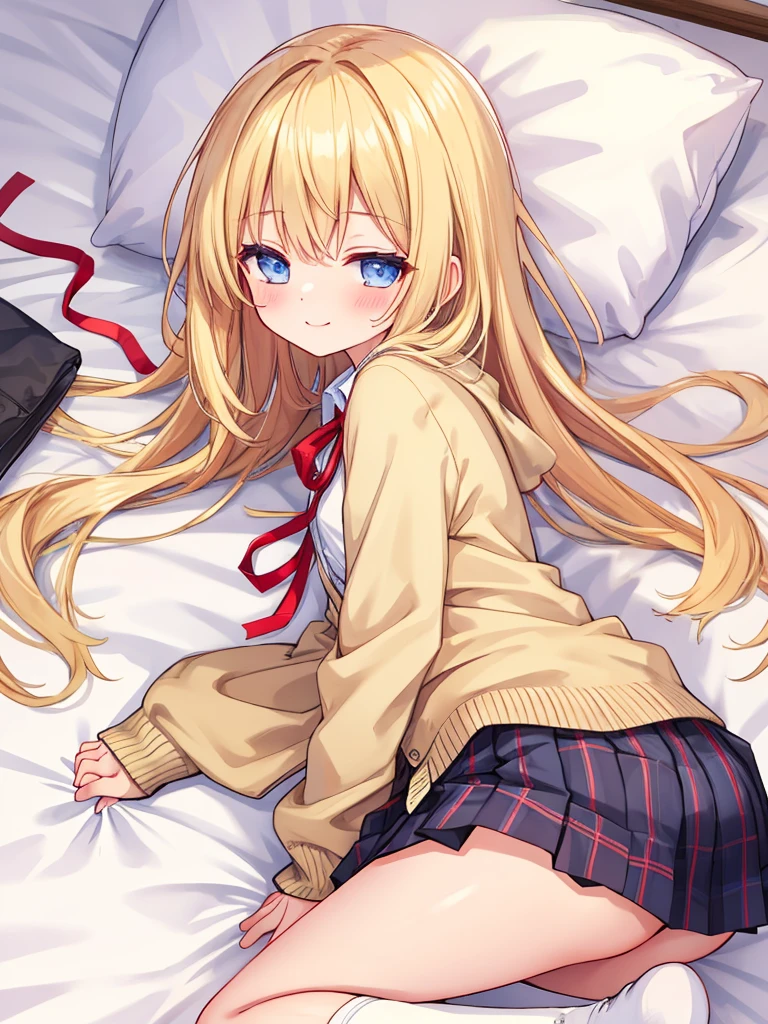 (masterpiece, best quality), not safe for work, 1girl, kneeling, head on sheets, bent over, (top down:1.3), (weakness:1.3), arms on side, close-up ass from behind, ass, twat, Open twat, pubic hair, backshot,
BREAK
1girl, 12-yo, (:1.5), blonde hair, long hair, (straight hair:1.1), (braid:0.8), blue eyes, ultra detailed eyes, (small breasts), small nipp-les, (tareme:1.3), sleepy, half-closed eyes, blush, smile,
BREAK,
(white collared shirt:1), long sleeves, red neck ribbon, (unbuttoned cardigan:1), beige cardigan, open clothes, nipp-les,
BREAK
(blue checked skirt:1.1), white socks,
BREAK,
bedroom, on bed,