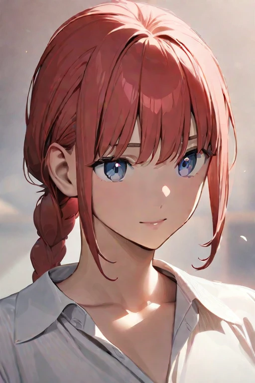 ((Best quality)), ((masterpiece)), (detailed), Makima from the anime \"Man be