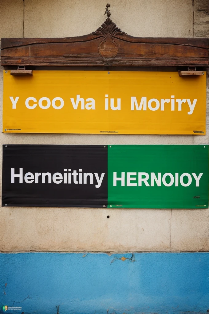 You are making an effort to spread the message of communal harmony. Prepare a poster with good slogans in 50 words