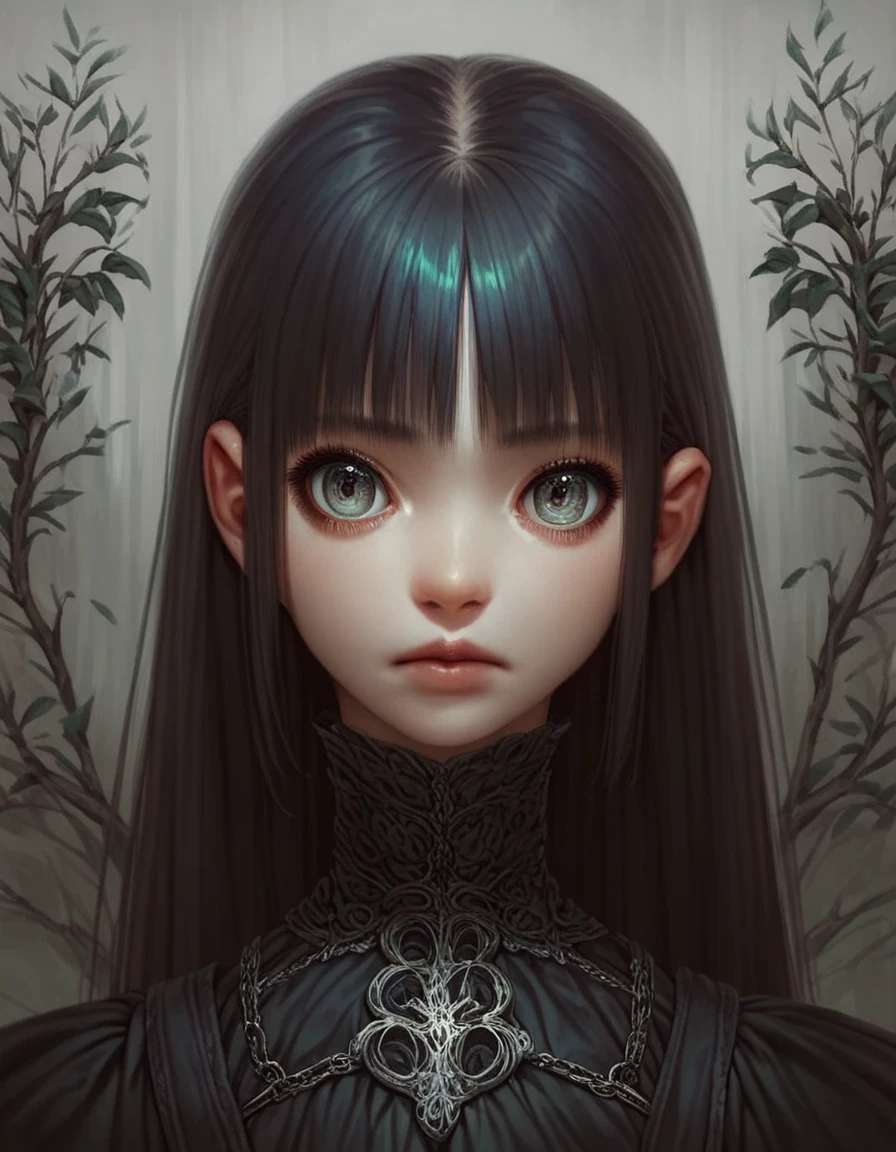 score_9, score_8_up, score_7_up, score_6_up, score_5_up, score_4_up, source_anime, portrait, solo,  detailed big anime eyes,  30 years Gothic female