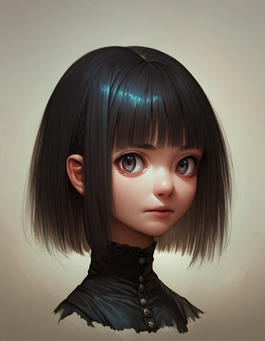 score_9, score_8_up, score_7_up, score_6_up, score_5_up, score_4_up, source_anime, portrait, solo,  detailed big anime eyes,  30 years Gothic female