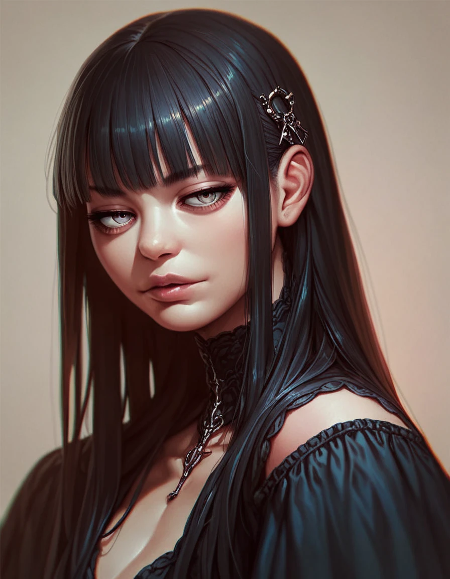 score_9, score_8_up, score_7_up, score_6_up, score_5_up, score_4_up, source_anime, portrait, solo, detailed big anime eyes, seductive Gothic female, hentai