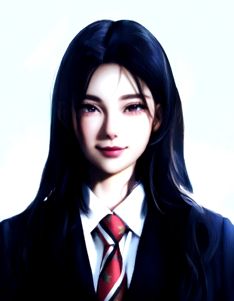 there is a woman in a suit and tie posing for a picture, short hair, cute girl, beautiful woman, smiling girls