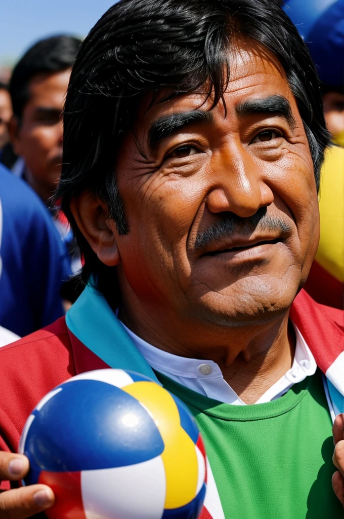 Evo Morales aima payaso