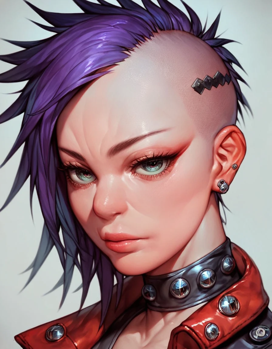 score_9, score_8_up, score_7_up, score_6_up, score_5_up, score_4_up, source_anime, gorgeous portrait, solo, detailed big anime eyes, seductive beautiful punk woman, female, hentai