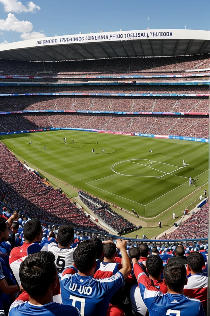 Anuncio publicitario sobre torneo de futbol con fondo de canchas de futbol una copa al centro y con la frase siguiente: COPA ESTIC 53. JULUO 2024