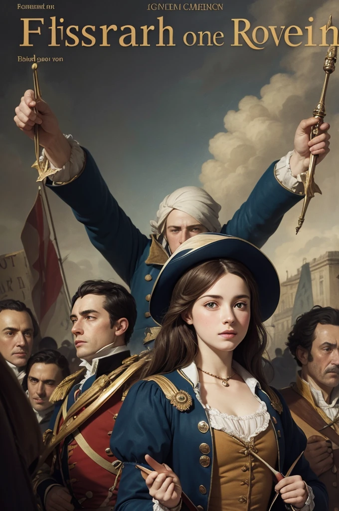 cover for a history work with the title french revolution 