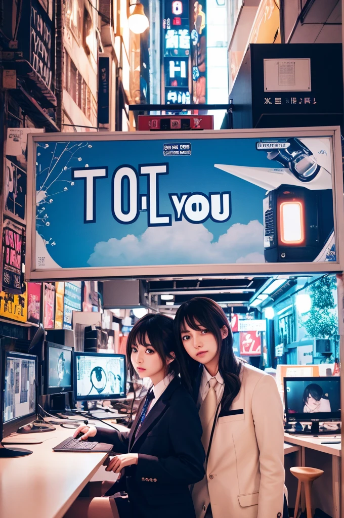 「OFF・START」I made a PC wallpaper with the words "I love you" written in a cool, adult, dandy logo style.!!