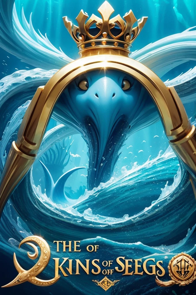 uma logo com o nome "The kings of the seas"