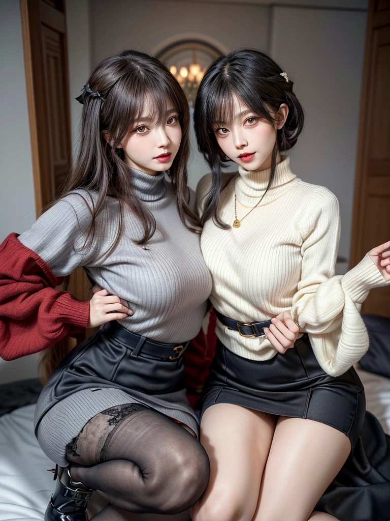 masutepiece, Best Quality, Illustration, Ultra-detailed, finely detail, hight resolution, 8K Wallpaper, Perfect dynamic composition, Beautiful detailed eyes,short bob, mid-chest, Natural Color Lip, Random and sexy poses,Smile,26 years girl、Colossal tits、Examination room、Red High-Neck Sweater: A cozy red sweater with a high neckline, perfect for chilly days. It adds warmth and style to your ensemble. Navy Blue Pencil Skirt: A classic and elegant choice. The pencil skirt typically falls just below the knee, creating a flattering silhouette1. Sheer Stockings: These delicate stockings add a touch of sophistication. They’re lightweight and perfect for pairing with skirts or dresses.doctor coat Blue High-Heeled Shoes: Elevate your look with blue high-heeled shoes. They elongate your legs and add a polished touch. Brown Hair: Your natural hair color complements the overall outfit. It’s versatile and goes well with various styles. White Coat (Like a Doctor): The white coat adds a professional touch, reminiscent of a doctor’s attire. It’s a symbol of authority and expertise.