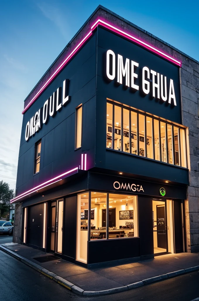 Made the future front of my nightclub called the Omega Club, the box will be located in Brittany in Guingamp, you have to stand out from the competition, la boîte pourra faire des showcase avec des artistes connu et dj