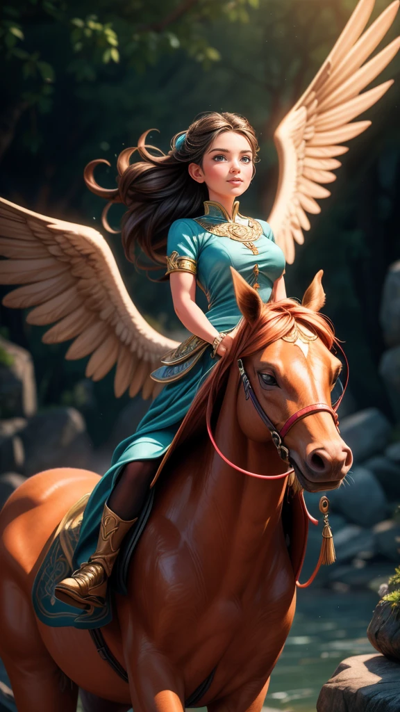 a girl riding a phoenix, beautiful detailed eyes, beautiful detailed lips, extremely detailed eyes and face, long eyelashes, fantasy, digital painting, concept art, cinematic lighting, dramatic colors, vibrant, ethereal, magical, (best quality,4k,8k,highres,masterpiece:1.2),ultra-detailed,(realistic,photorealistic,photo-realistic:1.37),dramatic shadows, glowing energy, dynamic composition, sense of movement, mystical, dreamlike