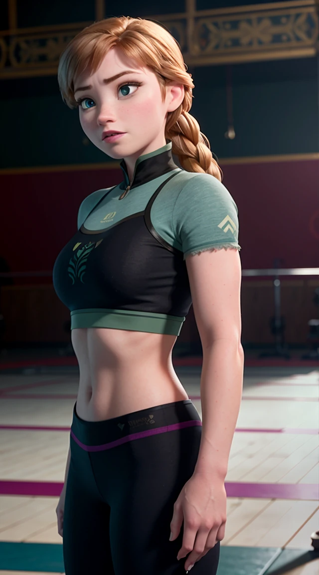 Photo of Anna of Arendelle in gym