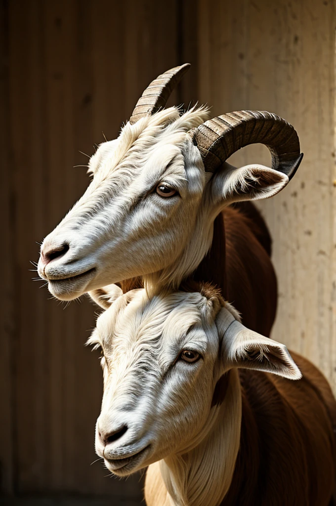 Man head of goat