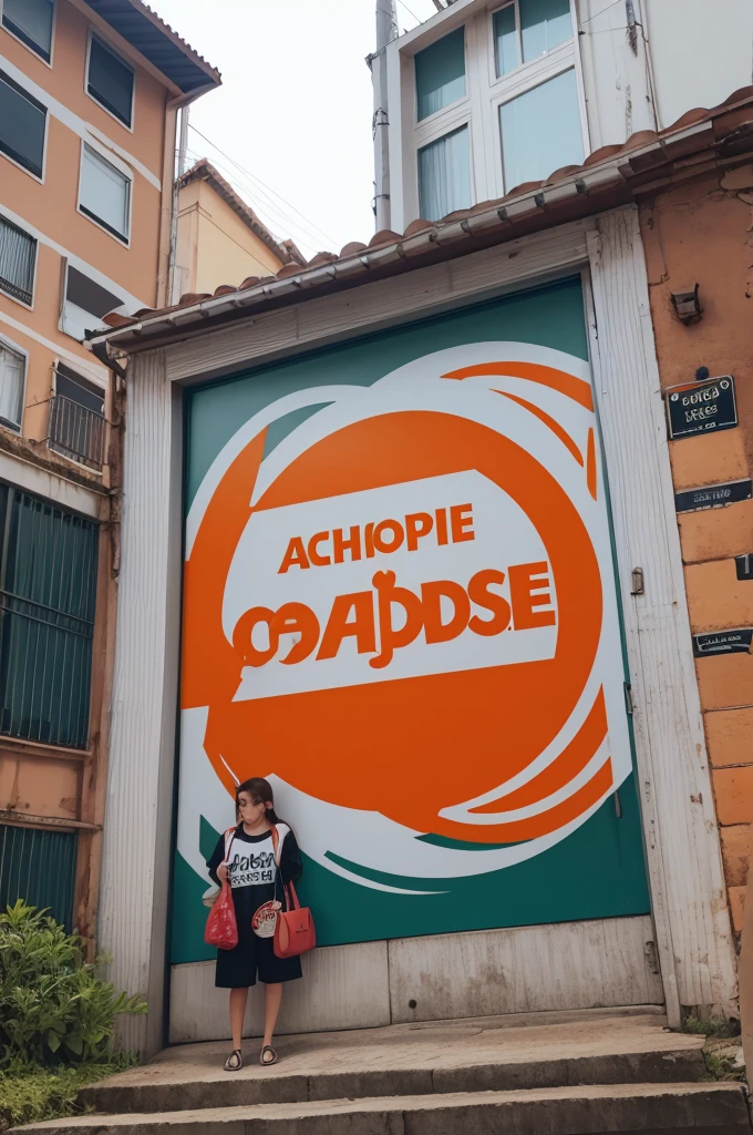Uma logo de loja escrito "achados shopee"