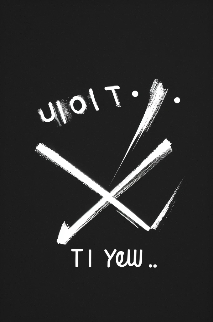 On a black background「OFF・START」I made a wallpaper image with the words "I want to be with you" written in a cool logo style.!!