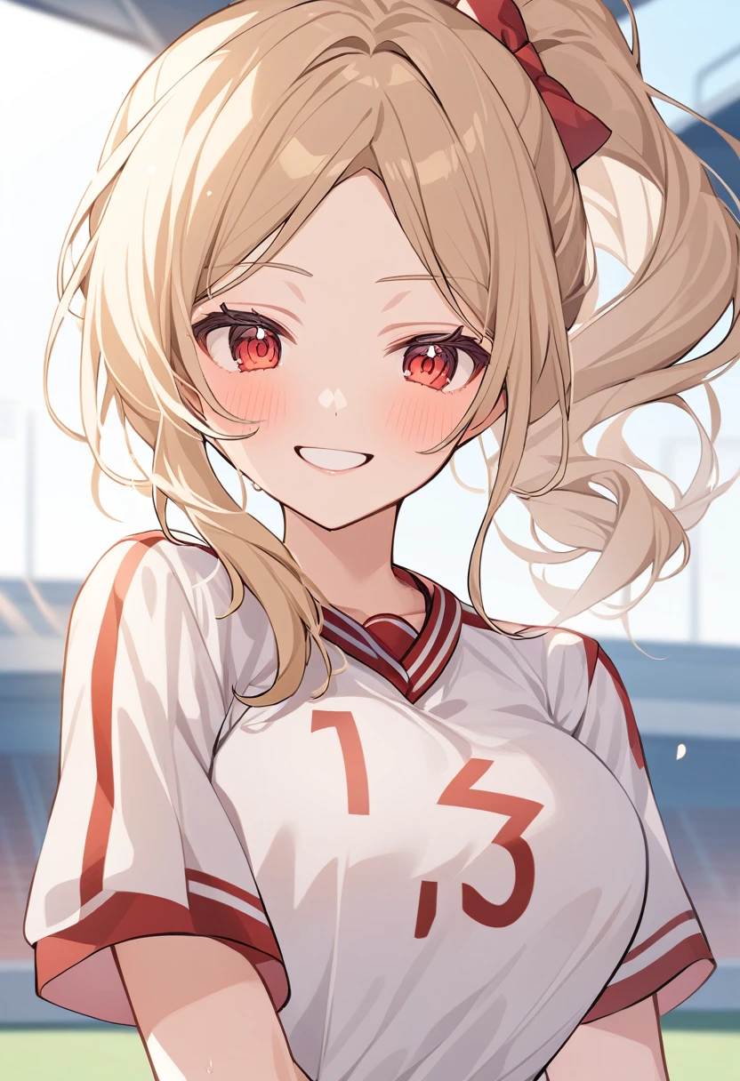 /*quality*/
masterpiece, best quality,detailed,
BREAK,
/*figure*/
1girl,((((((((yukinoshita_yukino)))))))),
BREAK
/*system*/
glamorous,tall,large breasts,
BREAK
/*Hair Type*/
straight hair,
BREAK
/*Hair length*/
{very short hair | medium hair | long hair},
BREAK
/*Hairstyle*/
{blunt bangs | bob cut | ponytail | twintails | drill hair | hair bun | slicked back hair | forehead | single braid | braid hair},
BREAK
/*Hair Color*/
{black hair | blonde hair | pink hair | brown hair | white hair | purple hair | red hair | orange hair | blue hair | yellow hair | green hair | yellow green hair | silver hair | sky blue hair | gray hair | copper hair},
BREAK
/*eye*/
beautiful eyes,red eyes,
BREAK
/*expression*/
{smile | light smile | cheerful | laughing | seductive smile},
BREAK
/*Costume*/
{volleyball uniform | soccer uniform | baseball uniform | dance team uniform | track and field uniform | basketball uniform},
BREAK
/*Pause*/
arms behind back,
BREAK
/*angle*/
upper body,
BREAK
/*background*/
in high school,(sports ground:1.2),
BREAK
/*Brightness*/
sunlight,