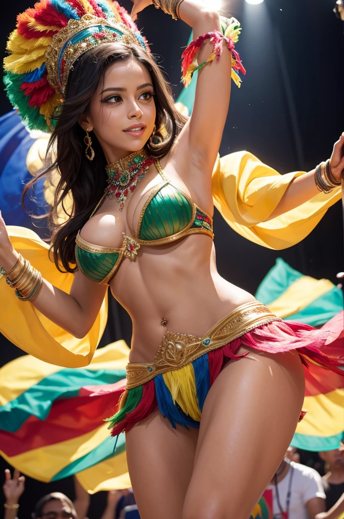 Brazilian dancing carnival