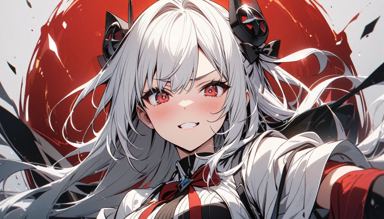 red and white