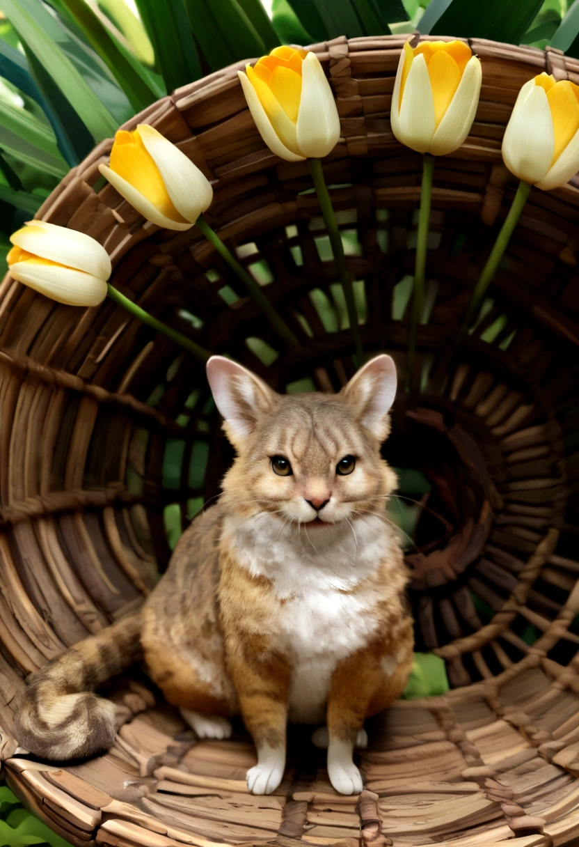 Logo emas bulat di dalam nya terdapat tulisan oemah musang kebumen