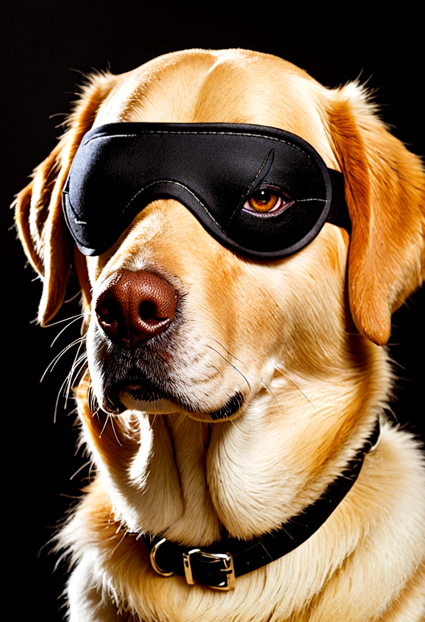 dog (blindfold on single eye: 1.1)

