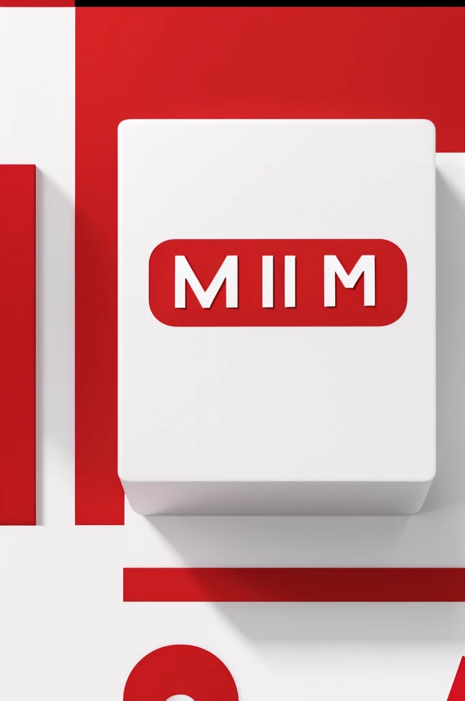 Background: Red
Text: "RM" in white, bold font
Icon: A small white play button overlaying the bottom right of the letters
This design is simple yet effective, visually associating with the YouTube brand while being unique with the "RM" letters.