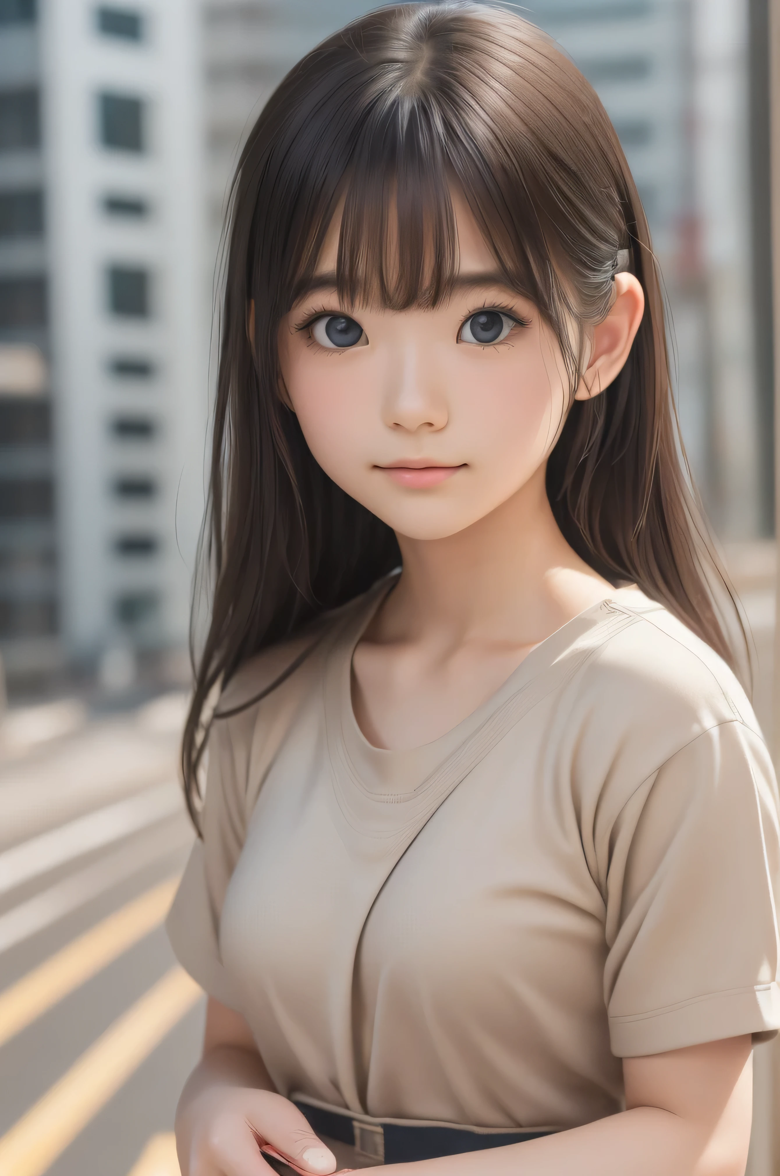 ((SFW: 1.4)),((Detailed face, Professional photography)), ((SFW, construction worker clothing, 1 Girl)), Ultra-high resolution, (Realistic: 1.4), RAW Photos, Highest quality, (PhotoRealistic Stick), concentrated, Soft Light, ((20-year-old)), ((Japanese)), (( (Young Face))), (surface), (Depth of written boundary), masterpiece, (Realistic), woman, bangs, ((1 Girl))