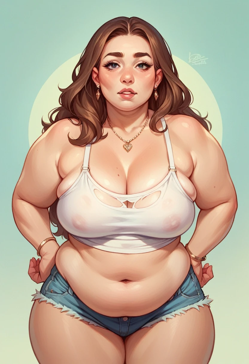 Bbw beautiful woman Realism. 