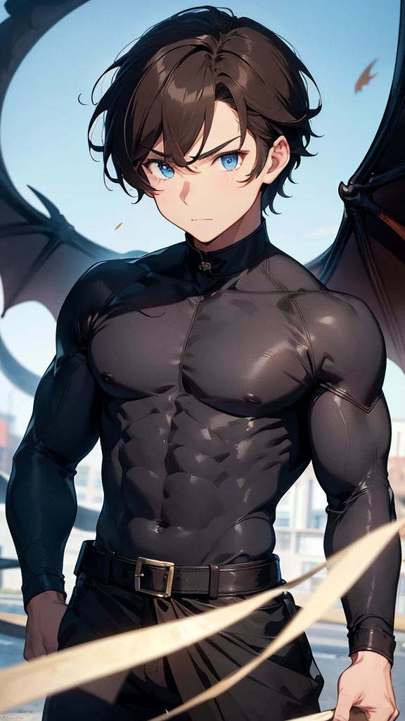 Sex,Erect penis,Open your mouth wide,Drooling,Sweaty,bodybuilder,Six Pack,Big muscles,（巨大なErect penis:1.8）,（Six Pack:1.6）,Painful expression,-yeld boero Suit,Devilish Wings,Possessed by a demon with an evil expression