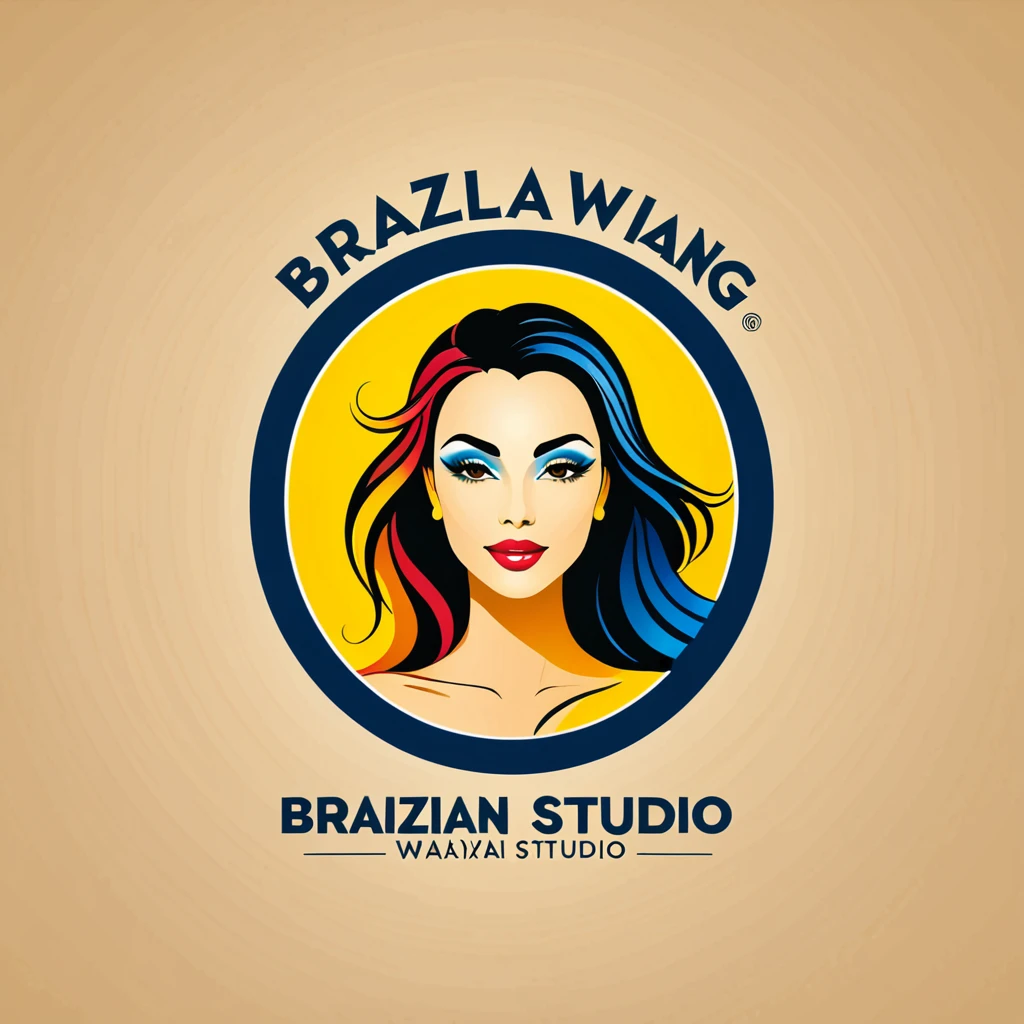 logo, vector art, logo for a brazilian waxing studio, primary colour #F7CAC9, secondary colour white, very minimalistic