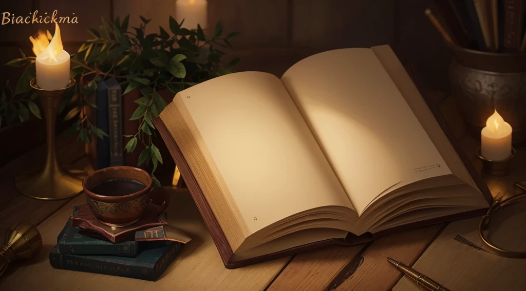 digital painting, a book, магическая a book, Sketch Beech, a book разработчика, милая a book, игровая a book, a book из игры, a book с наработками, магическая a book, mmorpg, Warm colors, cute style, medieval game, glowing effects in the background, glow effects, colorful, No characters, no characters, cute style, anime style