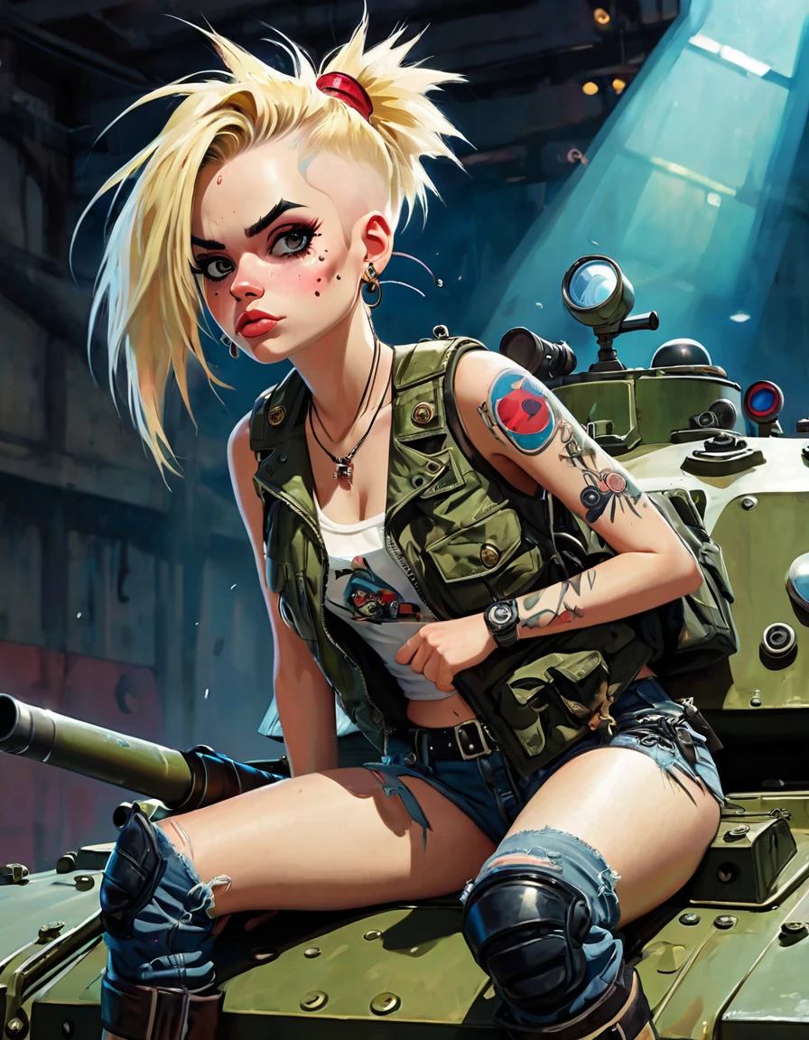 best quality,masterpiece,photorealistic,focus on pussy,fish eye, perspective,dutch angle,cowboy shot,looking down,legs spread,(sitting on top of battle tank:1.45),light falling on face,upper body armor,knee pads,shoulder pads,gloves,pauldrons,greaves,power armor,diadem,white hair,single braid,weapon near,badge,medal,midriff,unzipped,nsfw,naked,absurdes,detailed face,detailed hair, (blush:1.35),(bright lips:1.25),(embrassed:1.2),heavy breathing,(saliva:1.2),makeup,freckles,detailed eyes,erected nipples,(female mastrubation:1.45),(fingering:1.6),(clitoral stimulation:1.1), female ejaculation, (pussy:1.2),vulva,pussy juice,dripping pussy,pussy juice drips on hips,detailed realistic skin texture,hourglass body, thin waist,very slim waist,extremely detailed face, realistic,ultra-detailed,solo,she is full of joy,eyes halfclosed, climax,happy sex face,breasts out,sweating, sexually suggestive,lust,sex addict,erotic,attractive,light particles,godrays,volumetric light rays,warhammer 40k imperial guardsman,warhammer 40k,brutalism,she is ready for sex battle for the emperor,(public:1.2),many people,multiple people,people,crowd,outdoors,massive battle on background,centered <lora:hairdetailer:0.75> <lora:add_detail:1><lora:ç¼çå:0.85> <lora:warhammer 40k imperial guardsman:1>
<lora:masturbation_female:0.75>