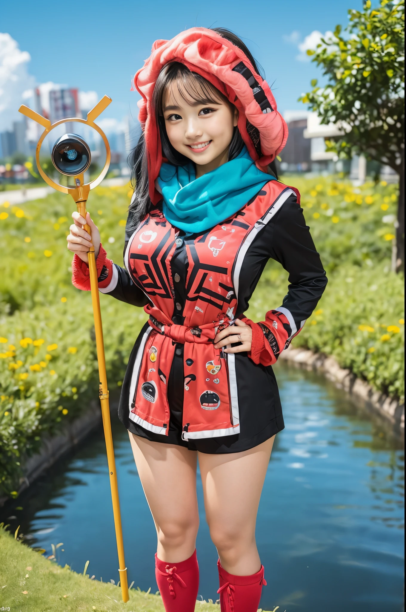 (8k、Raw photography、Highest quality、masterpiece:1.2),(Black Hair、Dark Eyes:1.9),(:1.6)、View your audience,Viewed from the front,White skin,(:1.3)、(Tight waist:1.6)、(Clothes that accentuate the shape of the breasts:1.0)、(Big Breasts :1.3)、Slim figure、Ultra-high resolution,beautiful,beautiful fece,(One person、No background:1.9),whole bodyボディー,Japanese women,(reality的:1.37)、Photon Mapping,reality、(Baby-faced and cute: 1.4)、(Cute Smile: 1.8)、(Round face: 1.8)、Radio City、Physically Based Rendering、Depth of field rally background、photograph, (I can see your knees、Thigh close-up:1.8),(:1.6),whole body、Great quality