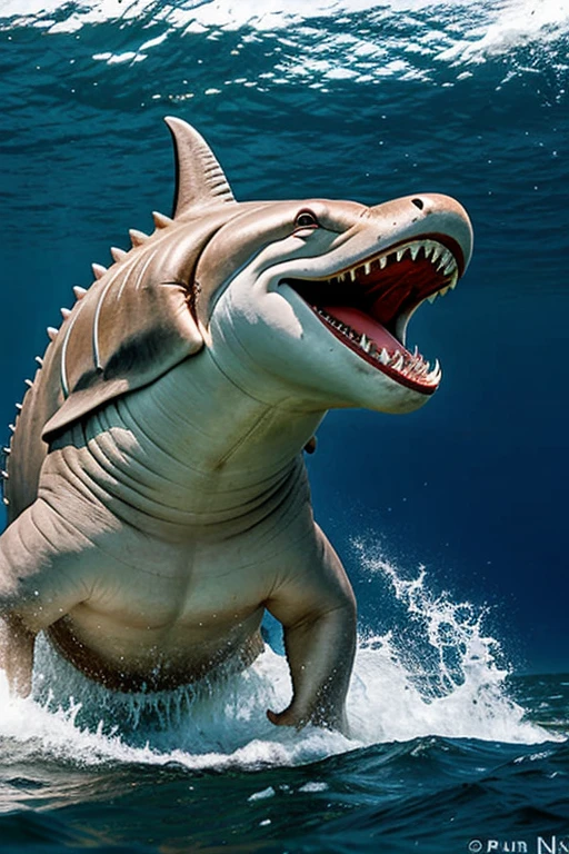 UN BEHEMOT TIBURON MARINO furioso