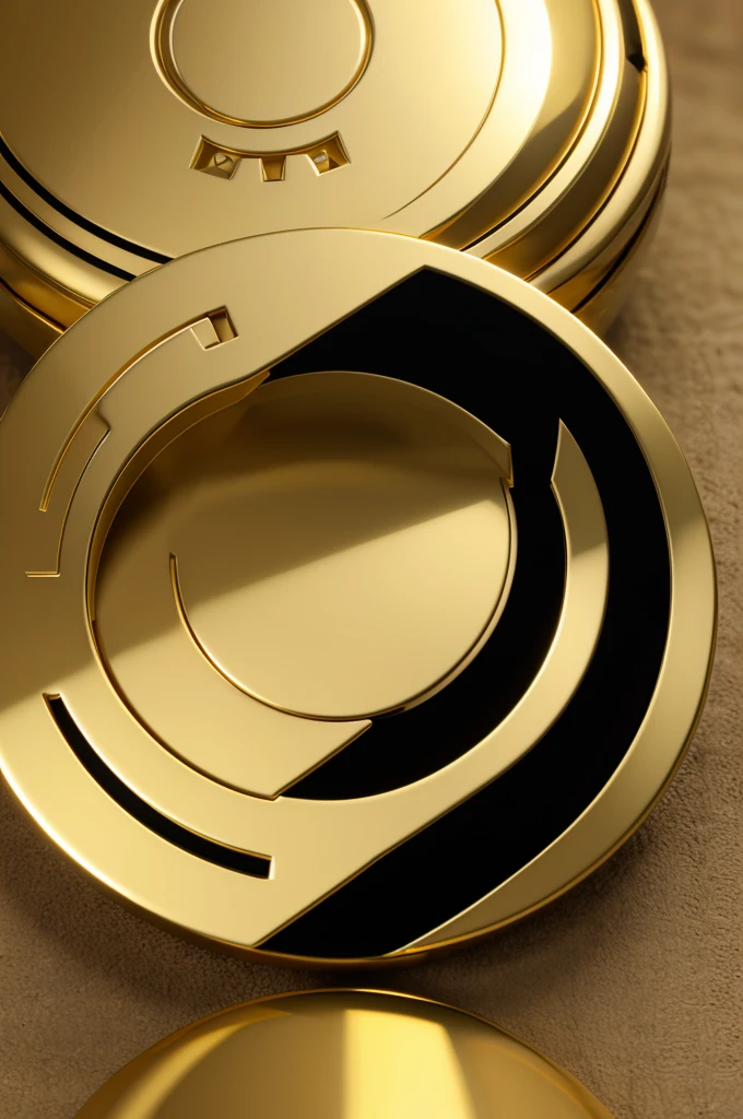 Create logos, legal symbols, round logos, gold and black color combinations
