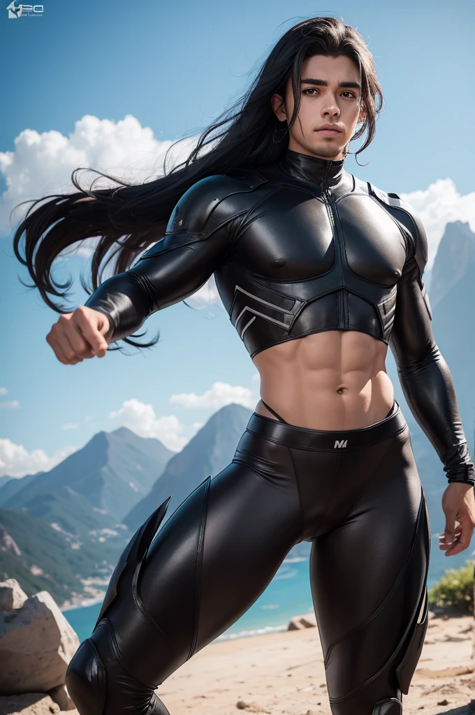 Um personagem 8k inspirado em cayn von silvord cavaleiro pngtuber metade de corpo
