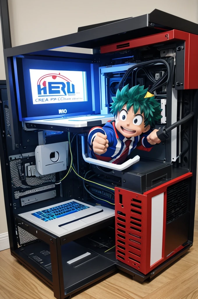 Crea un pc de my Hero academia 